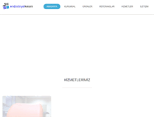 Tablet Screenshot of endustriyelkesim.com